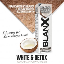 BLANX COCO WHITE- kokosowa biel, wybielająca do zębów ze 100% olejem kokosowym, 75ml
