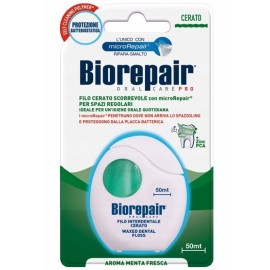 BioRepair Floss Expand 40m - nić o strukturze gąbki, woskowana, remineralizująca (zielona)